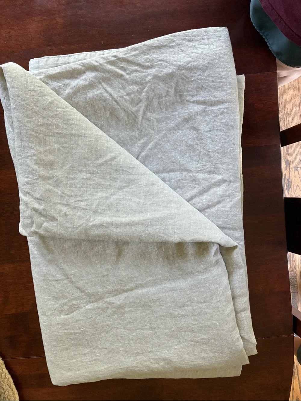 Pottery Barn Belgian Flax Linen Duvet Cover (king)